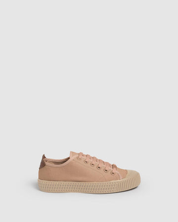 Sneaker Zita Rosa Gabardina Plana Mujer| Castañer